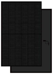 Module Photovoltaïque 182mm 420w Full Black Panneaux Solaires
