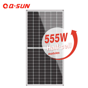 Panneau solaire 555w dans l'énergie solaire de vente chaude