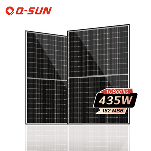 Modules monocristallins de panneau solaire 435w pour le commerce résidentiel